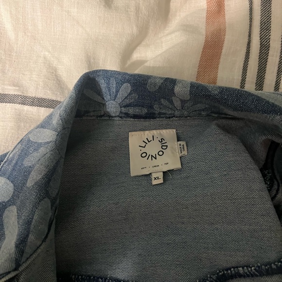 Lili Sidonio Jean jacket. Sz XL - Picture 4 of 7